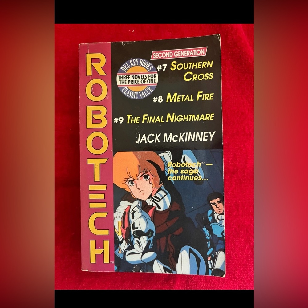 Robotech 2nd Generation 3 Novel Edition Paperback Book